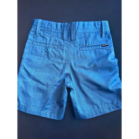Boys Size 4 Short Lot Volcom Hurley Chino and Board Shorts Set of 4 - Picture 9 of 16